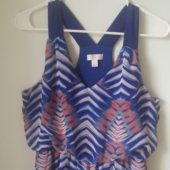 Bisou Bisou Racerback Maxi Dress - Size 4 - Picture 2 of 6